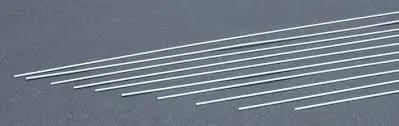 Evergreen .75X4.8X350mm Styrene Strip White 10Pcs - Eg138 1