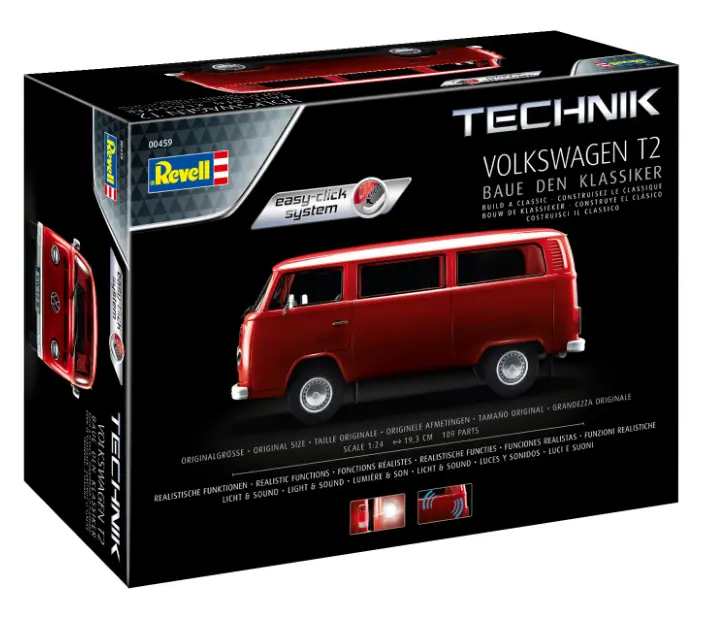 Revell Volkswagen Type 2 Bus 1:24 Technik Easy Click System - Rev-00459 1