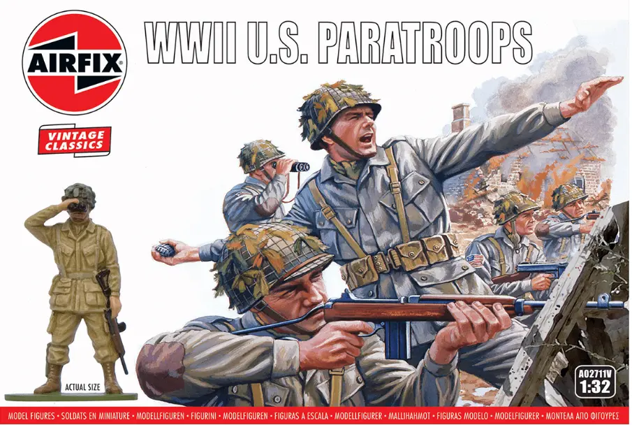 Airfix Wwii U.S. Paratroops 1:32 - A02711v 1