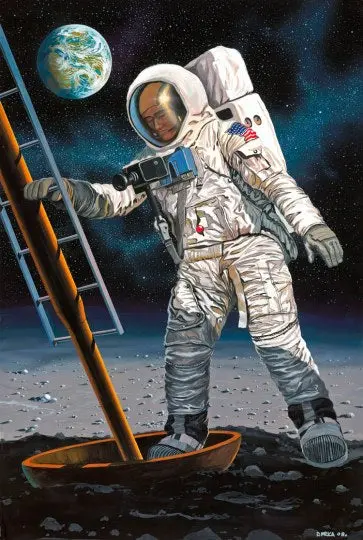 Revell Apollo 11 Astronaut On The Moon 50Th Anniversary Gift Set 1:8 - 03702 2