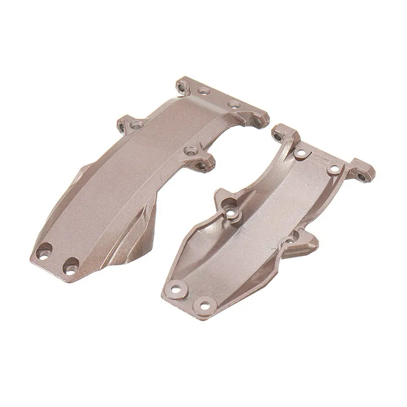 Trc 1:10 Fr&Rr Metal Skid Plate Pink Suit Sprint - 9125-Wj01 1