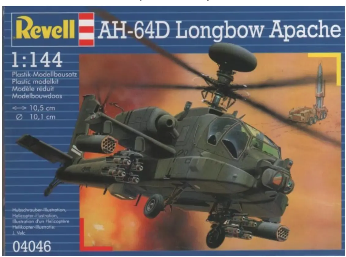 Revell Ah-64D Longbow Apache 1:144 - 04046 1