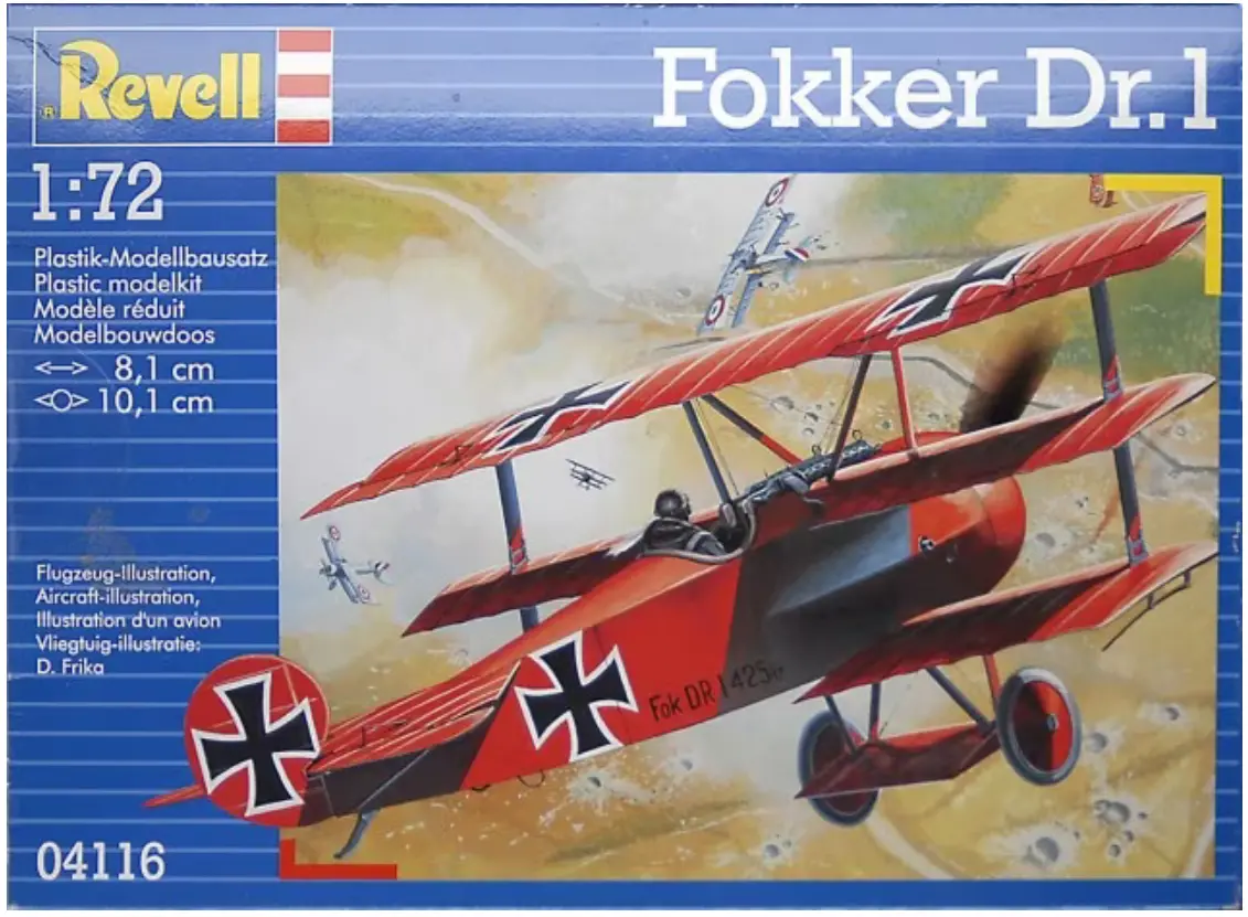 Revell Fokker Dr.1 Tri-Plane 1:72 - 04116 1