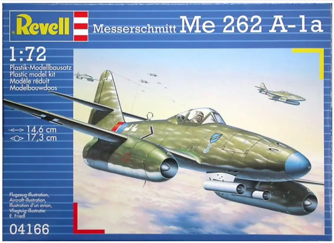 Revell Messerschmitt Me 262 A-1A 1:72 - 04166 1