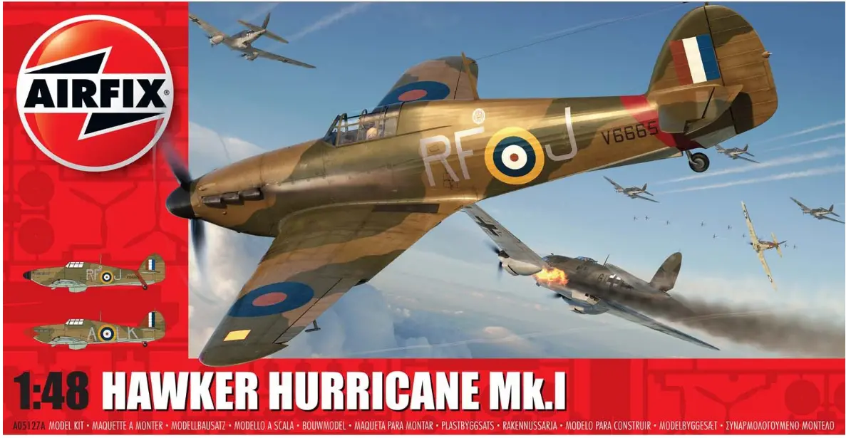 Airfix Hawker Hurricane Mk.I 1:48 - A05127a 1