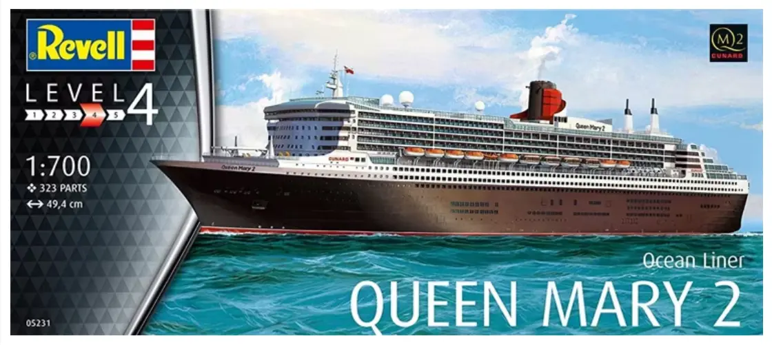 Revell Queen Mary 2 1:700 - 05231 1