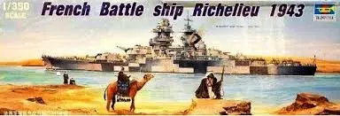 Trumpeter French Battleship Richelieu 1943 1:350 - Tr05311 1