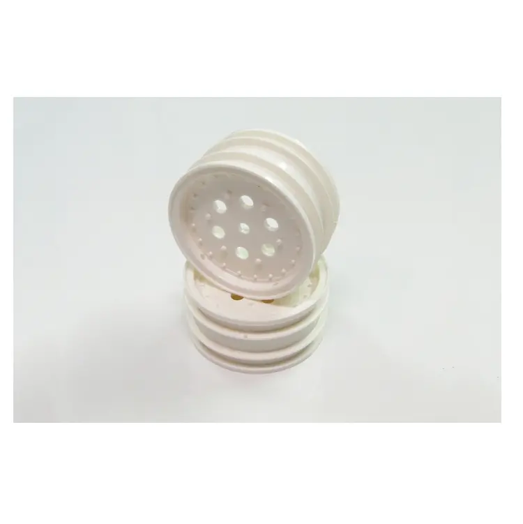 Tamiya Front White Wheels For Hotshot 2Pcs - 0555069 1