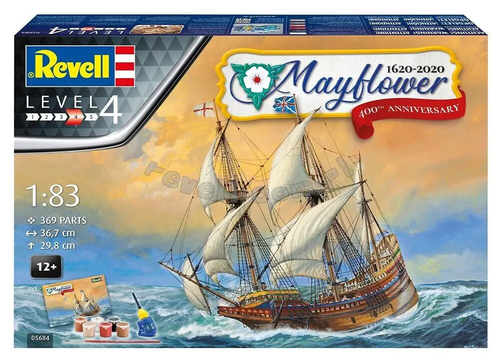 Revell Mayflower 400Th Anniversary Gift Set 1:83 - 05684 1