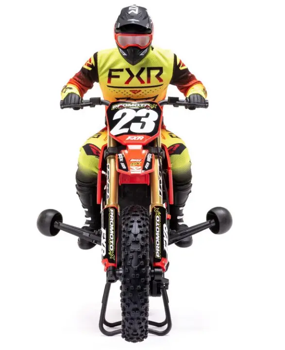 Losi Promoto-Mx Red Rc Motorcycle Rtr Fxr Racing Scheme W/ Spektrum Dx3pm Radio System & 3800Kv Brushless Motor 1:4 - Los06000t1 2
