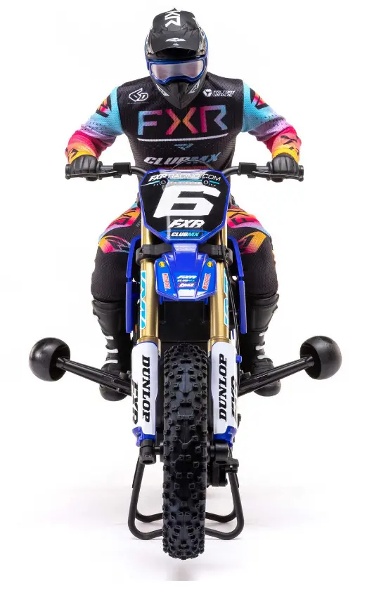 Losi Promoto-Mx Blue Rc Motorcycle Rtr Clubmx Racing Scheme W/ Spektrum Dx3pm Radio System & 3800Kv Brushless Motor 1:4 - Los06000t2 2