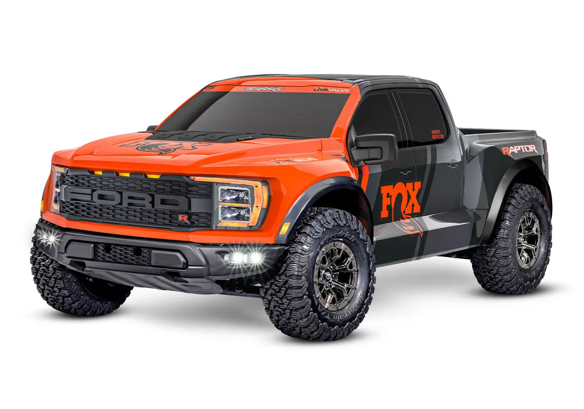 Traxxas Ford Raptor-R 4X4 Ultimate Orange Fox Sports W/ Tqi & Bluetooth Module - 101177-4Fox2 1
