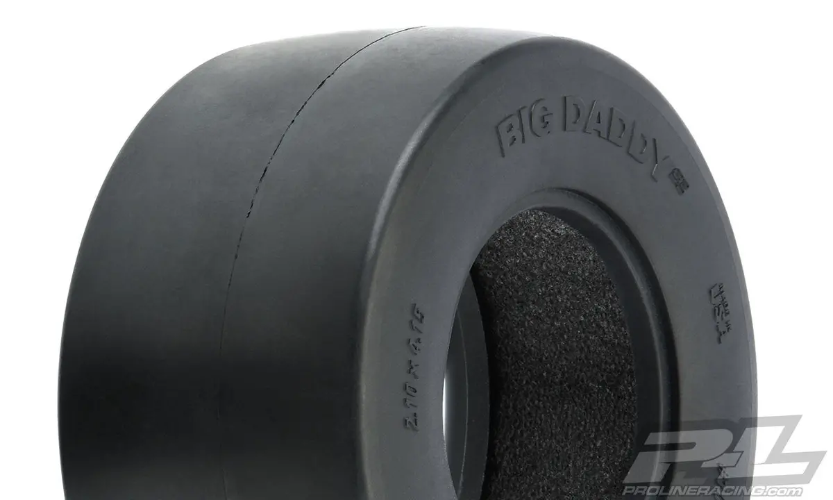 Proline Big Daddy Wide Rr Drag Slick Mc 2.2/3.0In Clay Tyres Suit Sct 2Pcs - Pr10184-17 1