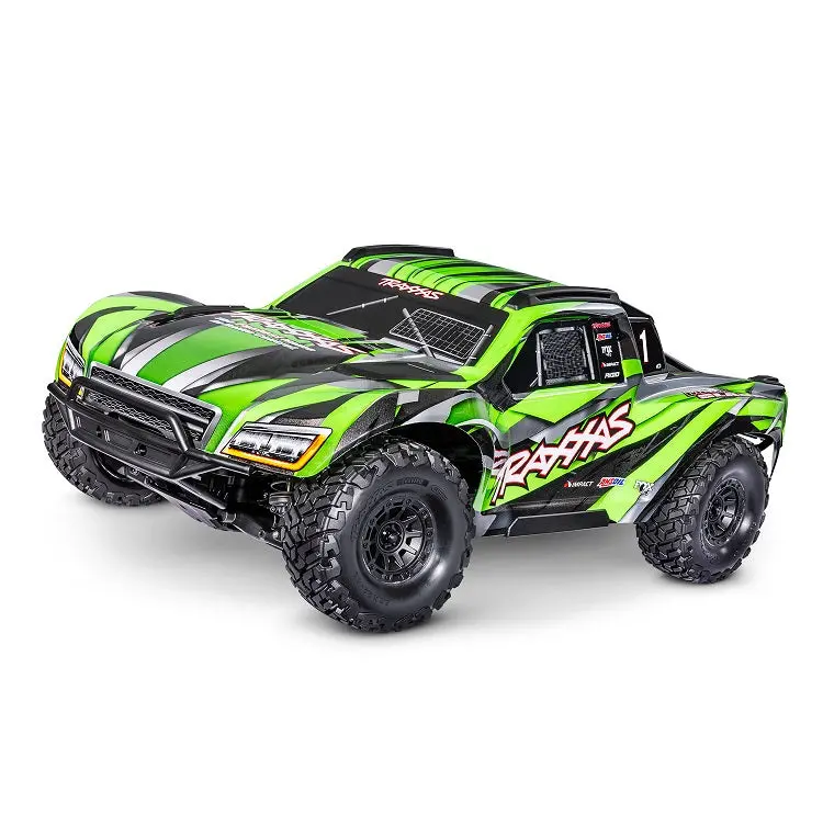 Traxxas Maxx Slash Green Short Course Truck W/ Tqi Radio, Vxl-6S And Tsm - 102076-4Grn 1