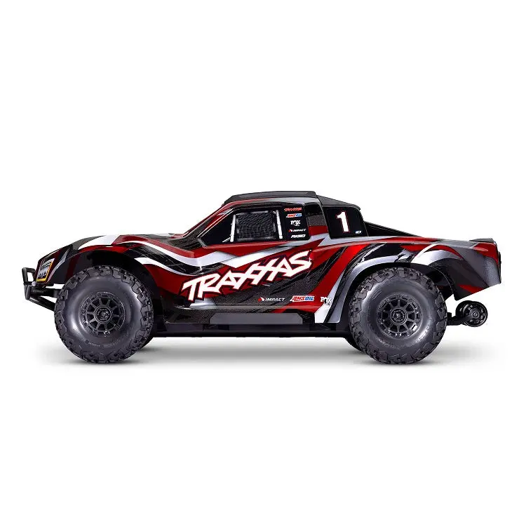 Traxxas Maxx Slash Red Short Course Truck W/ Tqi Radio, Vxl-6S And Tsm - 102076-4Red 2