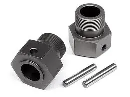 Hpi 24X27mm Gunmetal Wheel Hex Hub Suit Baja 5B 2Pcs - Hpi-102157 1
