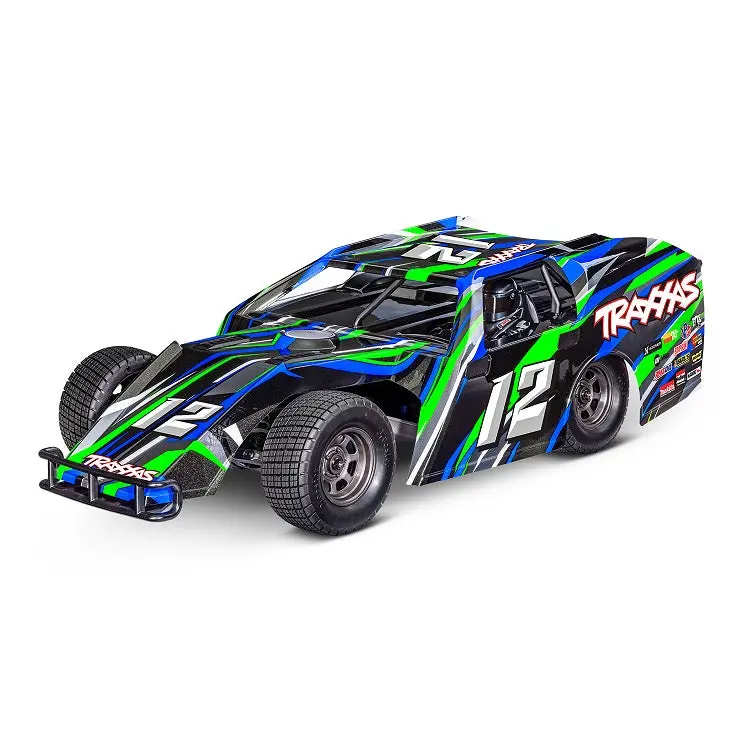 Traxxas Slash Modified Green 2Wd Dirt Oval Racer Bl-2S W/ 2.4Ghz Radio - 104354-74Grn 1