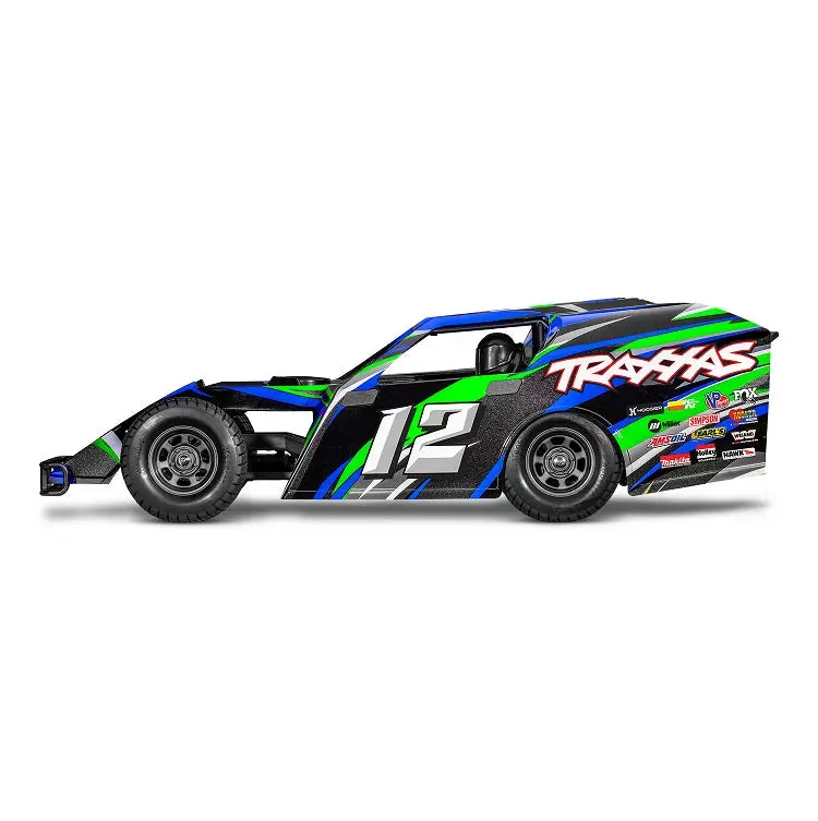 Traxxas Slash Modified Green 2Wd Dirt Oval Racer Bl-2S W/ 2.4Ghz Radio - 104354-74Grn 2