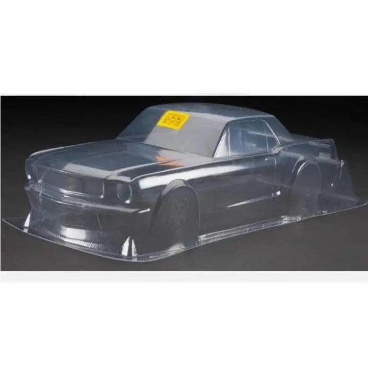 Hpi 1966 Ford Mustang Gt Coupe Clear 200Mm Body Shell - Hpi-104926 1