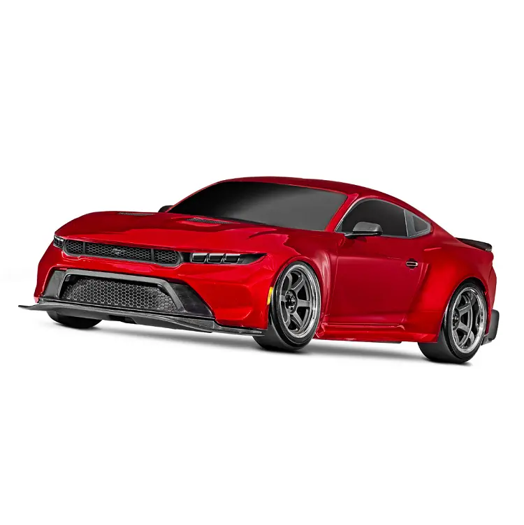 Traxxas 4-Tec Ford Mustang Red Rwd Drift W/ Tsm 2.4Ghz Tqi Radio & Bluetooth Module - 105237-4Red 1