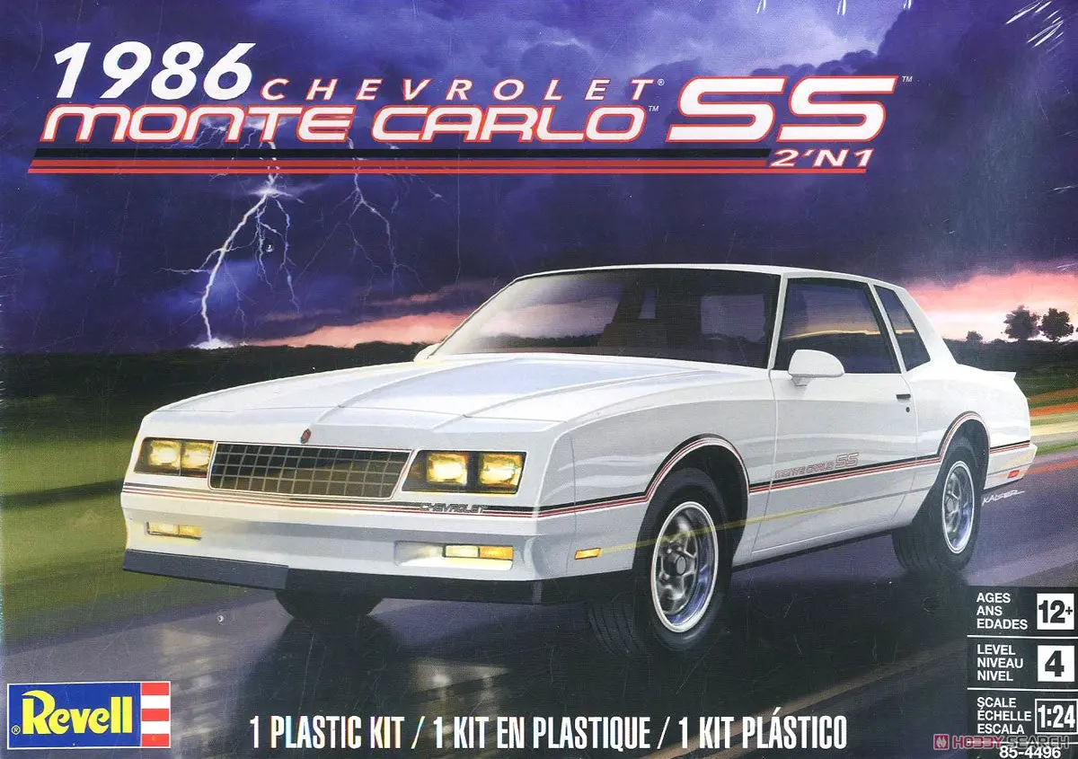 Revell 1986 Monte Carlo Ss 2-In-1 1:24 - 14496 1