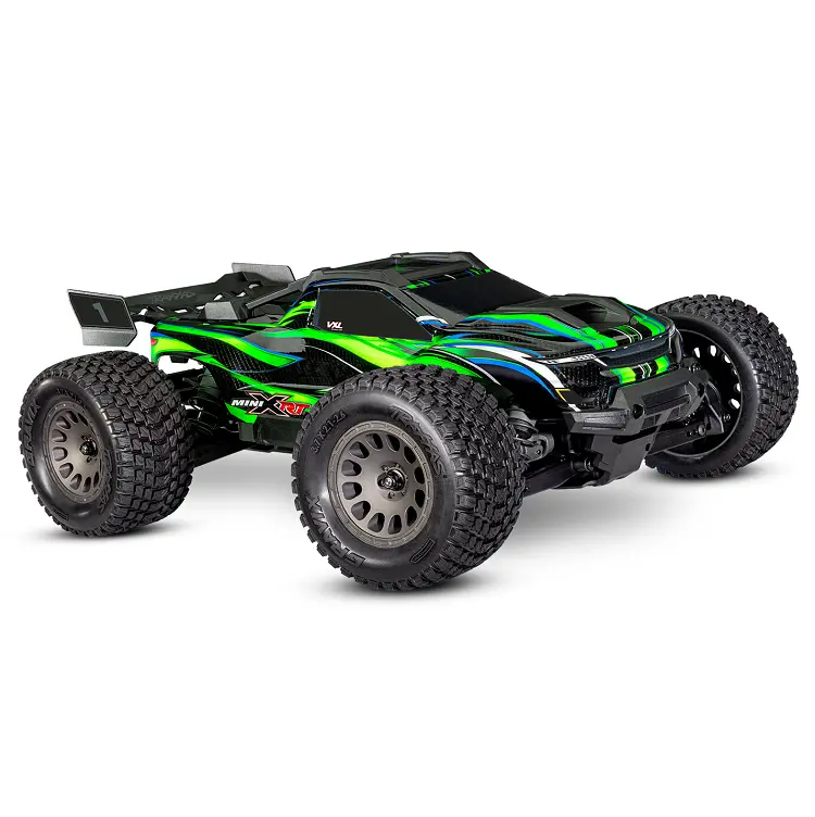 Traxxas Mini Xrt Green Vxl-3S W/ 2.4Ghz Radio, Lipo Battery & Charger - 108076-1Grn 1