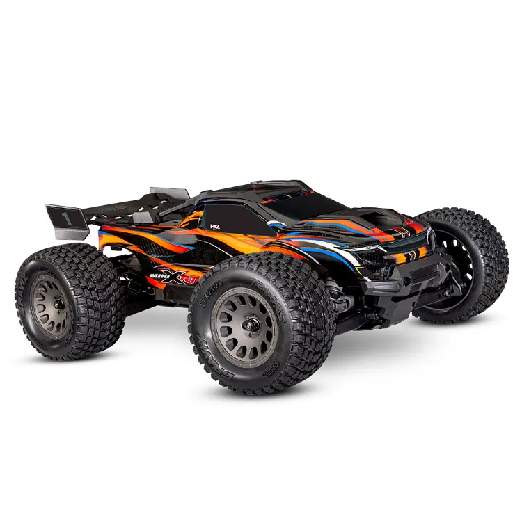 Traxxas Mini Xrt Orange Vxl-3S W/ 2.4Ghz Radio, Lipo Battery & Charger - 108076-1Orng 1