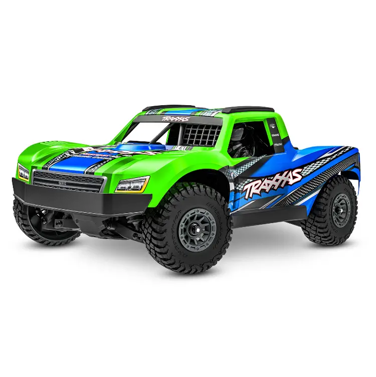 Traxxas Mini Slash Green Bl-2S W/ 2.4Ghz Radio, Lipo Battery & Charger - 108164-1Grn 1