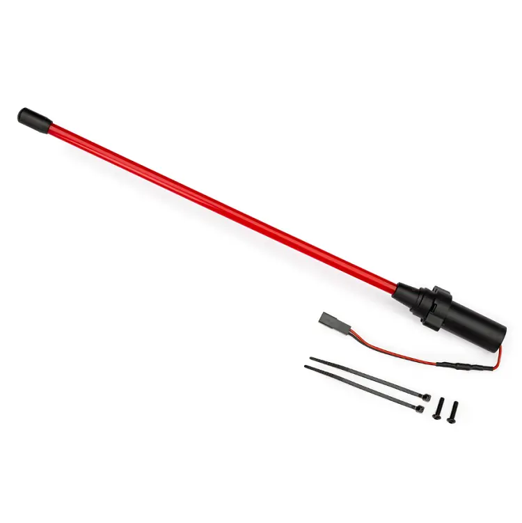 Traxxas Red Led Whip Light W/ Flex-Tech Mount 1Pc - 10992-Red 1