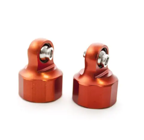 Rovan Rear Shock Cap Orange Aluminium 2Pcs - Rov-111148 1