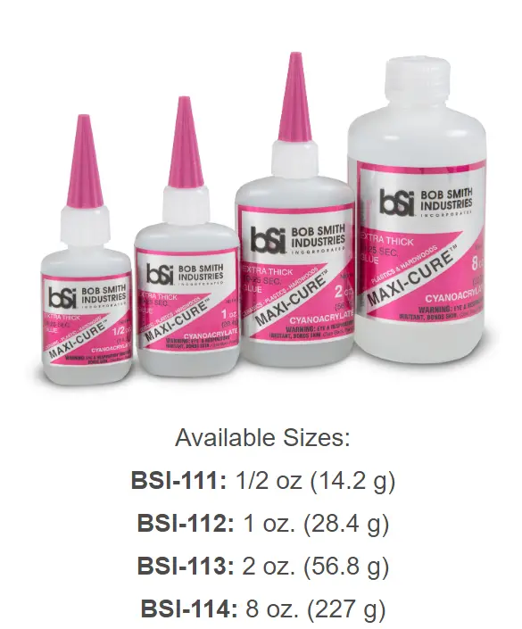 Bsi Maxi-Cure Extra Thick Ca Glue 60Ml - Bsi113 1