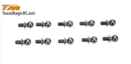 Team Magic 5X4mm Ball Stud 10Pcs - Tm115030 1