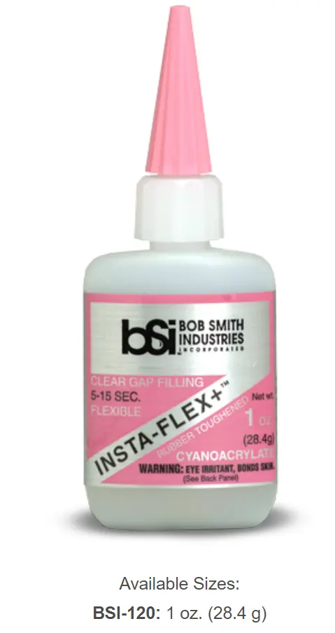 Bsi Insta-Flex+ Flexible Rubberised Ca Glue 30Ml - Bsi120 1