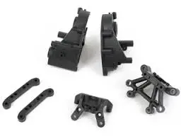 Hbx Diff Case & Suspension Mount Suit Onslaught/ Groundcrusher - Hbx-12005 1