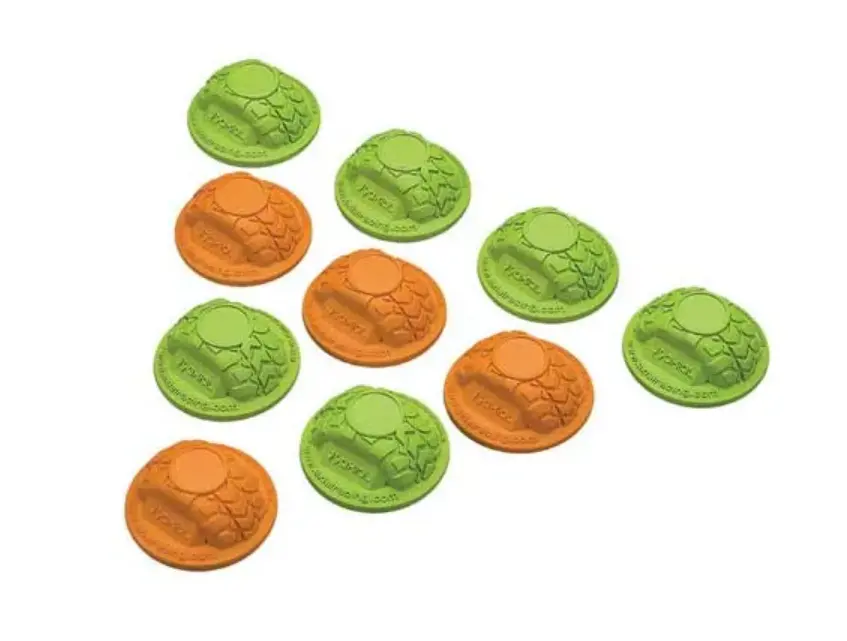 Axial Gate Marker Set Green/ Orange 23X52mm 10Pcs Ax12014 - Axic2014 1