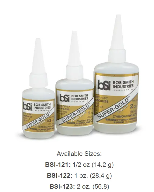 Bsi Super Gold Thin Odourless Foam Safe Glue 30Ml - Bsi122 1