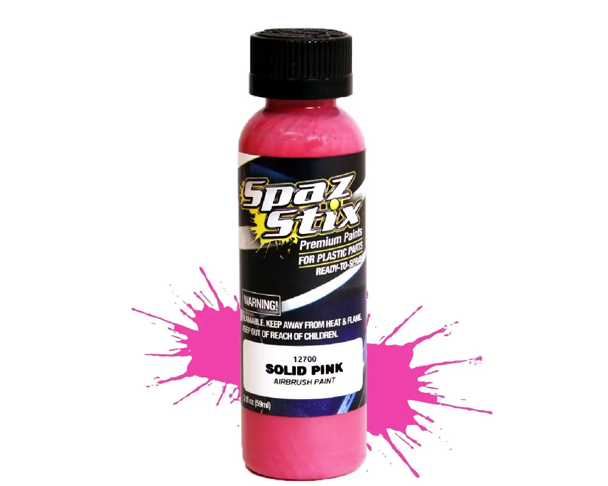 Spaz Stix Solid Pink Airbrush Paint 2Oz - Szx12700 1