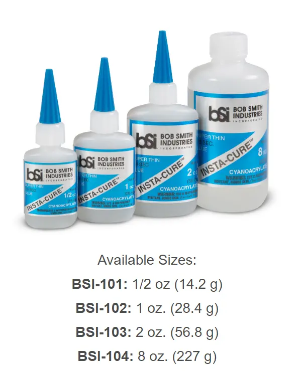 Bsi Insta-Cure Thin Super Glue Ca 15Ml - Bsi101 1