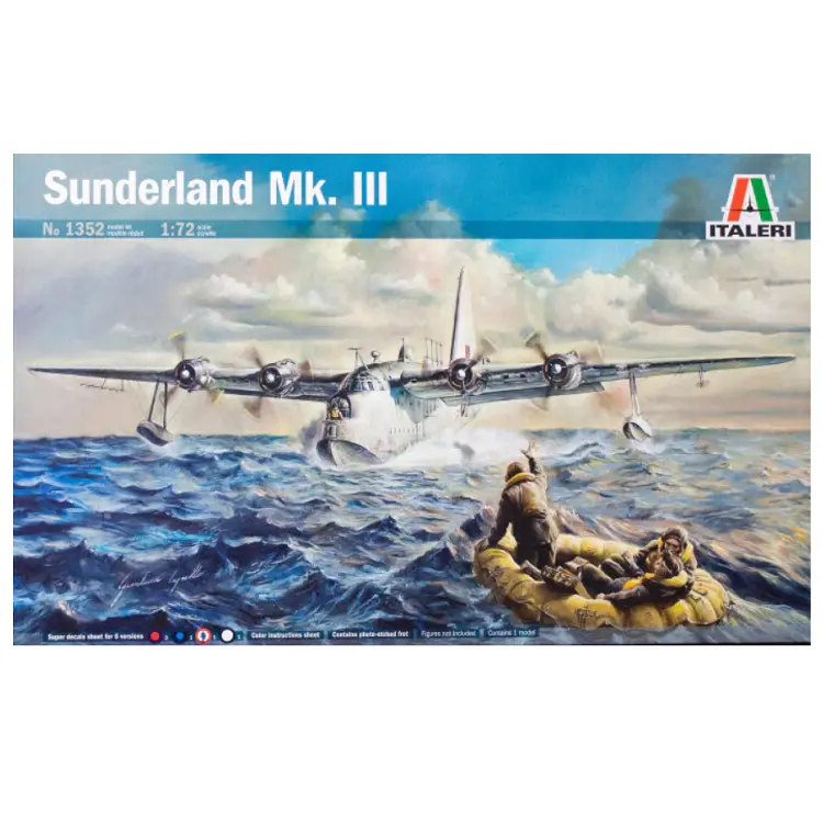 Italeri Sunderland Mk.Iii Australian Decals 1:72 - 1352S 1