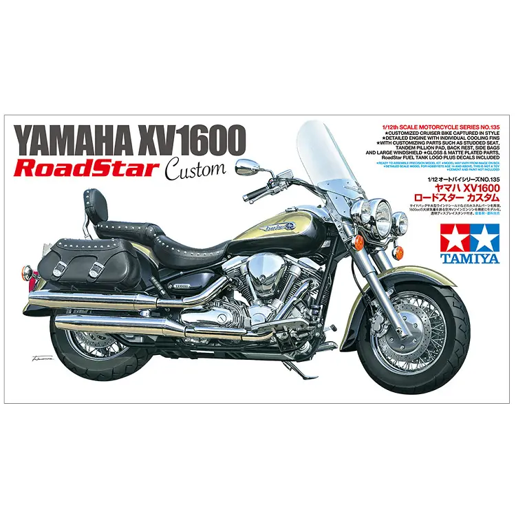Tamiya Yamaha Xv1600 Roadstar Custom 1:12 - 14135 1