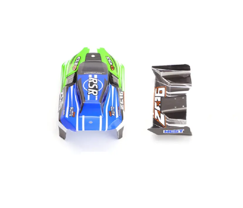 Wltoys 1:14 Buggy Body & Wing Green/ Blue - Wl144001-1335 1