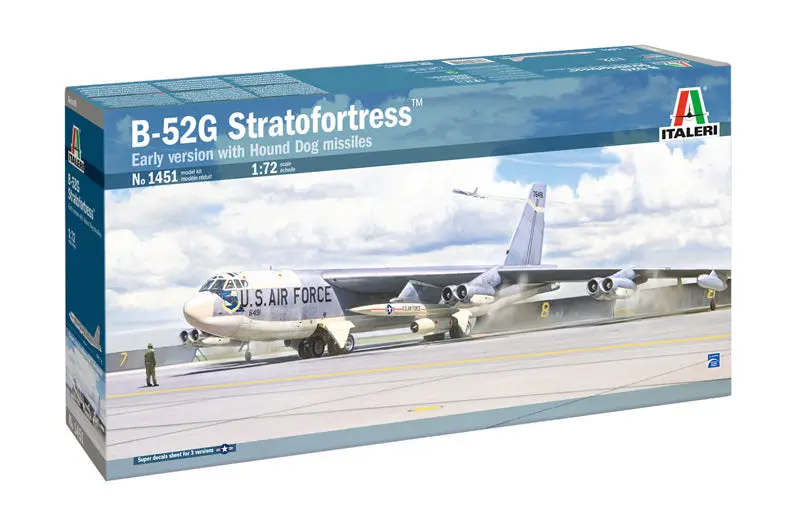Italeri B-52G Early Stratofortress W/ Hound Dog Missiles 1:72 - 1451S 1