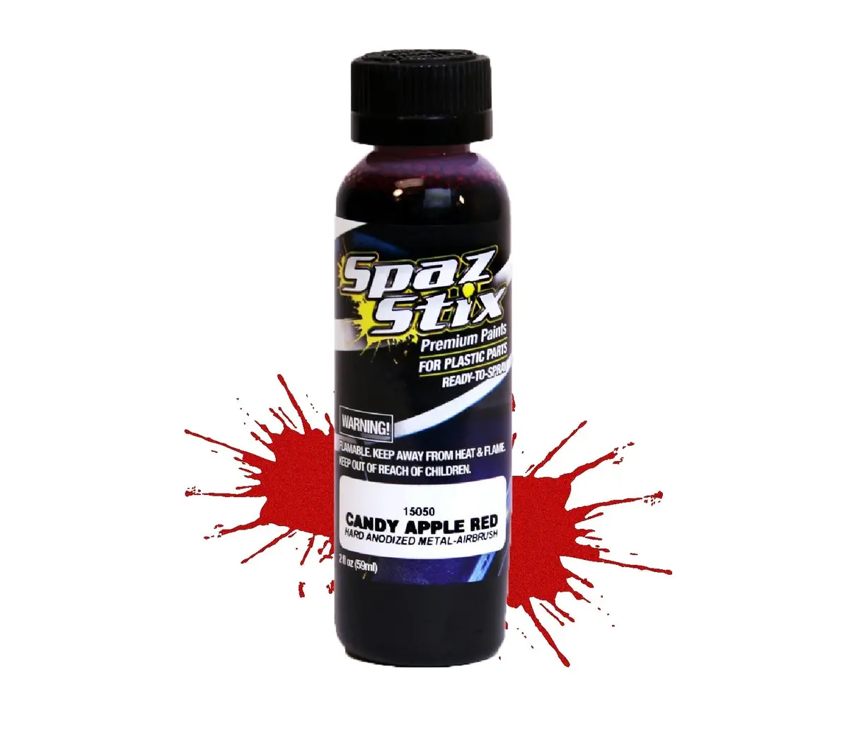 Spaz Stix Candy Apple Red Airbrush Paint 2Oz - Szx15050 1