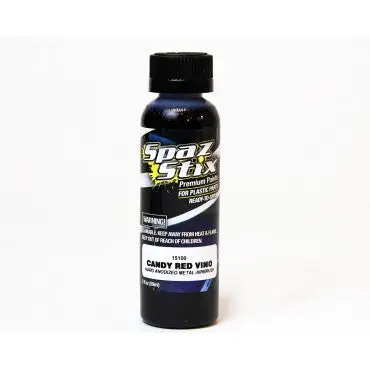 Spazstix Candy Red Vino Airbrush Paint 2Oz - Szx15100 1