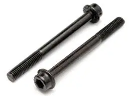 Hpi 5X52mm Flanged Cap Head Exhaust Mount Bolts 2Pcs - Hpi-15482 1