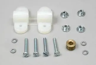Dubro Nylon Gear Block Set 2Pcs - Dbr156 1