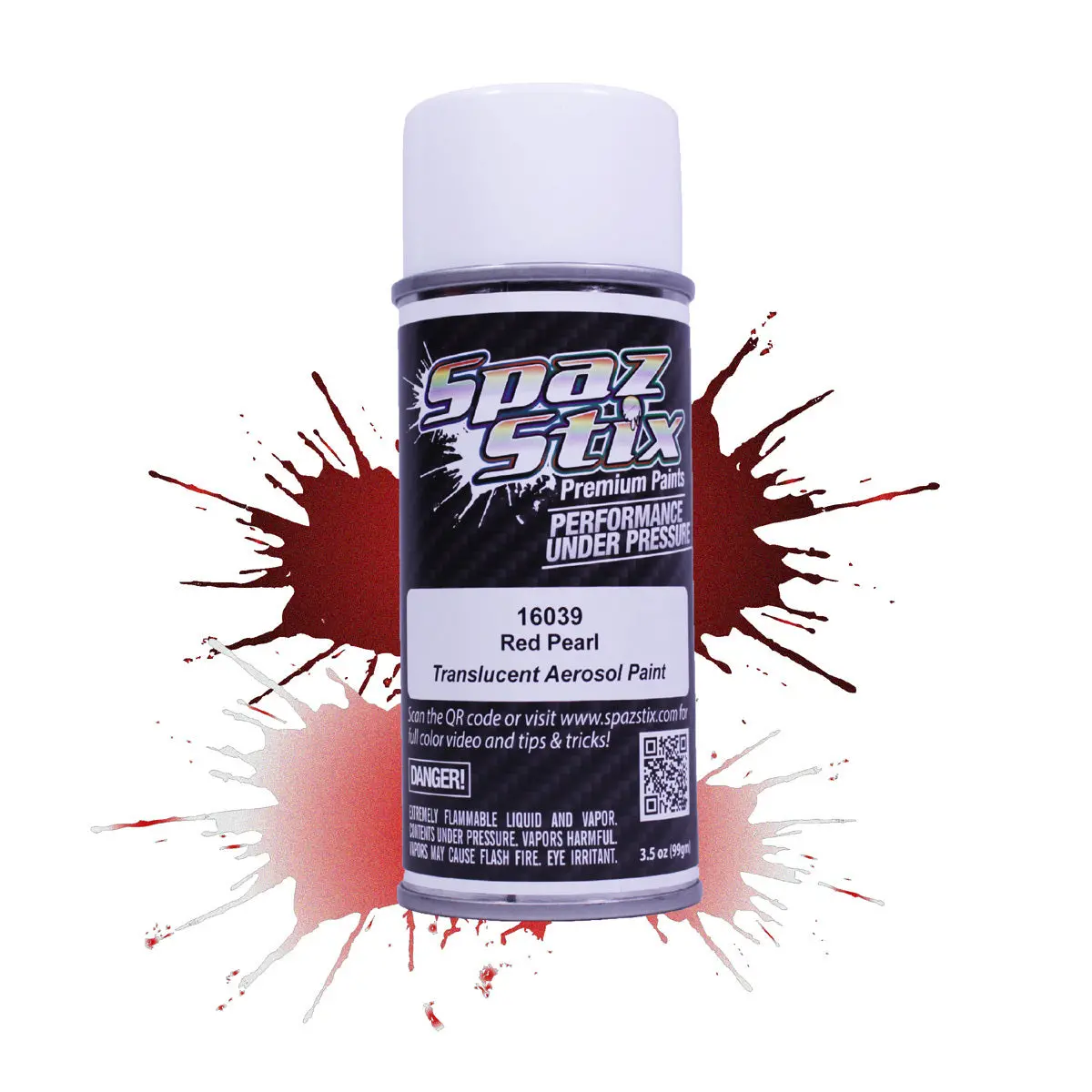 Spaz Stix Red Pearl Spray Paint 3.5Oz - Szx16039 1