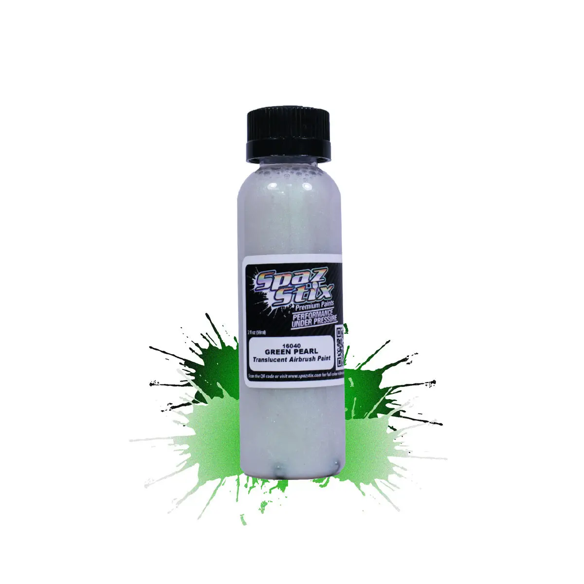 Spaz Stix Green Pearl Airbrush Paint 2Oz - Szx16040 1