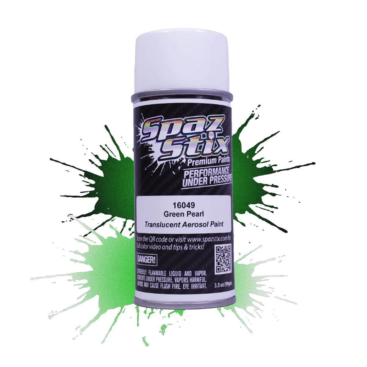 Spaz Stix Green Pearl Spray Paint 3.5Oz - Szx16049 1