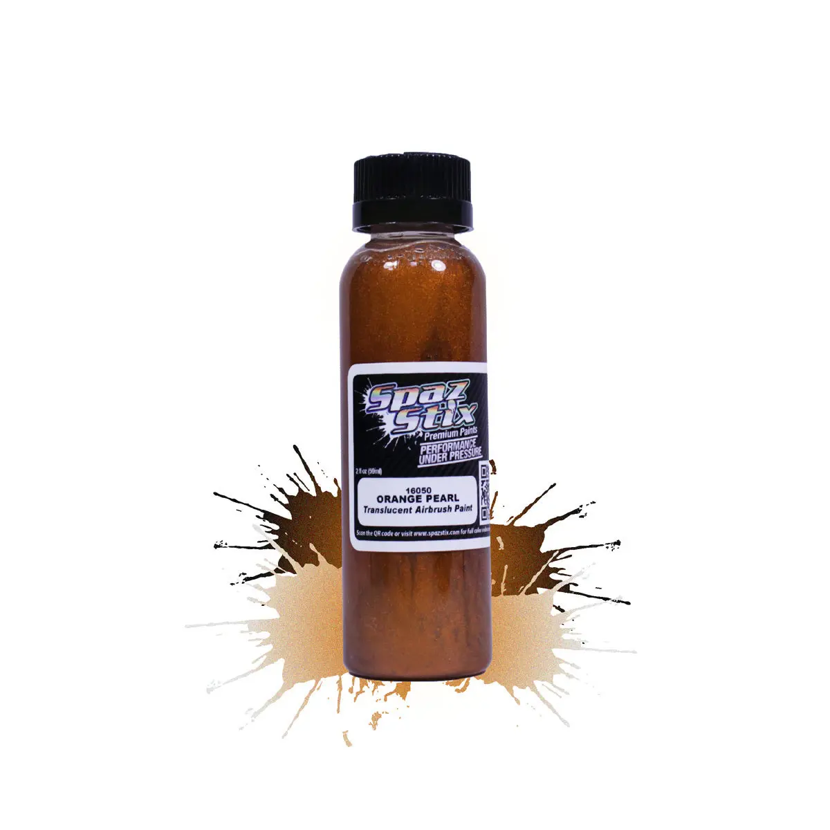 Spaz Stix Orange Pearl Airbrush Paint 2Oz - Szx16050 1